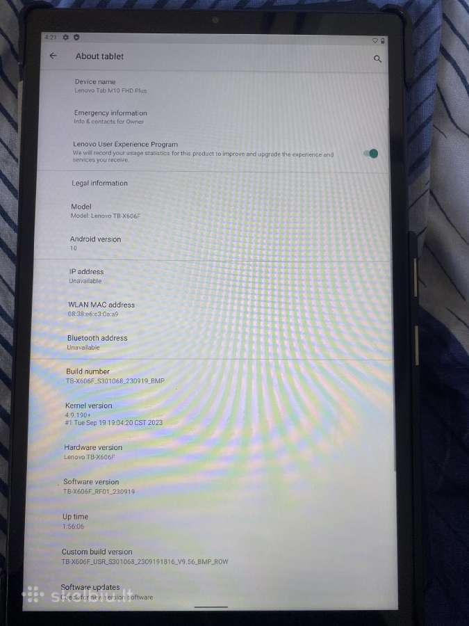 Planšetinis kompiuteris Lenovo M10 Fhd Plus - nuotraukos Nr. 8