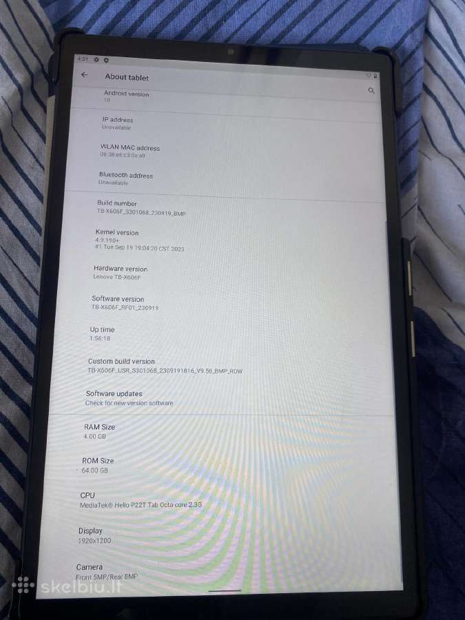 Planšetinis kompiuteris Lenovo M10 Fhd Plus - nuotraukos Nr. 9
