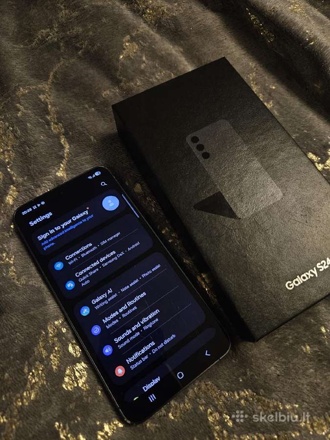 Samsung S24 128gb Onyx Black Labai Geros Būklės - nuotraukos Nr. 2