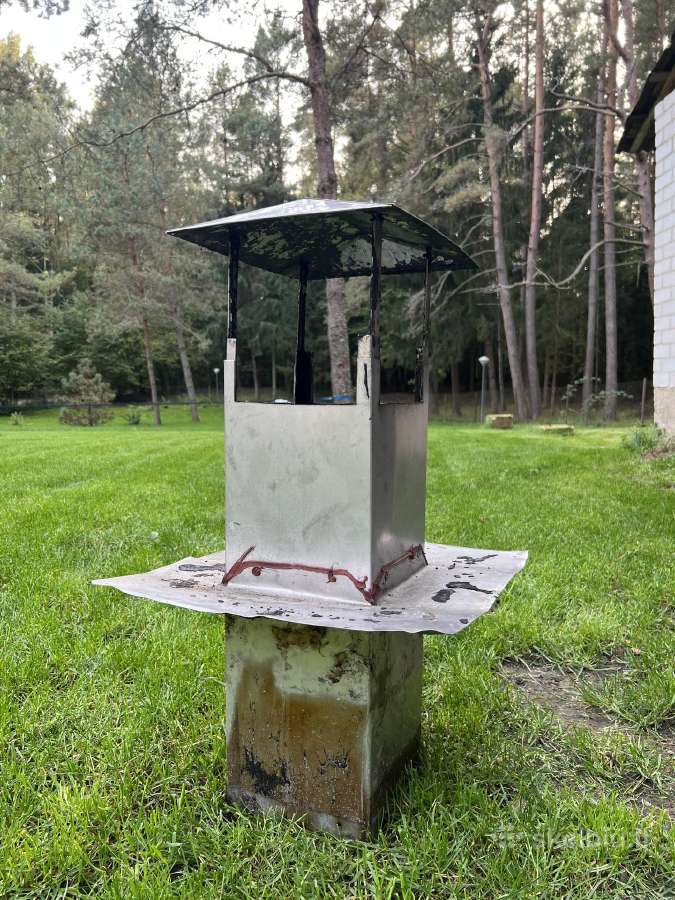 Nerudijancio plieno kamino stogelis - nuotraukos Nr. 2