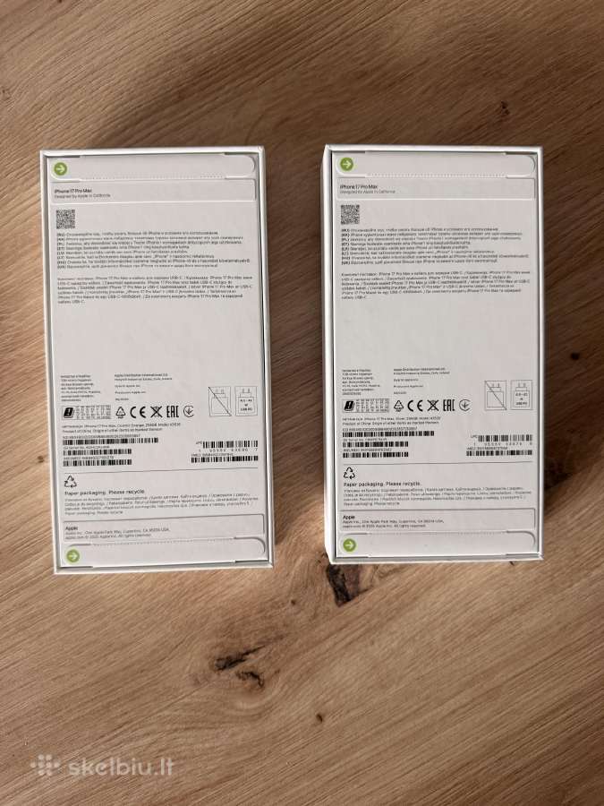 Nauji iPhone 17 pro max 256gb - nuotraukos Nr. 2