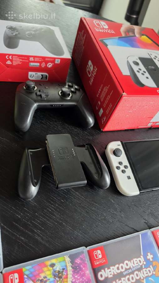 Nintendo switch Oled konsolės kompletas - nuotraukos Nr. 2