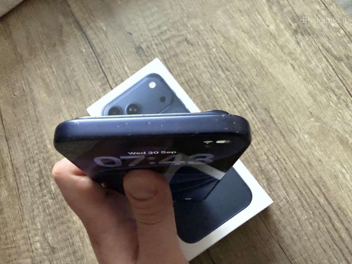 Naudotas iPhone 17 Pro Max 256gb Blue - nuotraukos Nr. 4