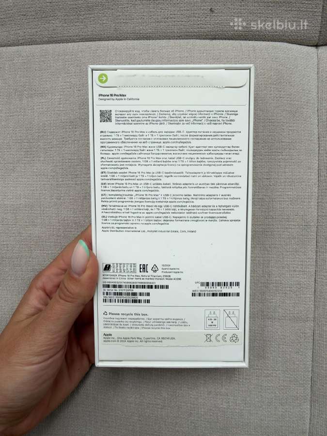 iPhone 16 pro max 256 GB - nuotraukos Nr. 7