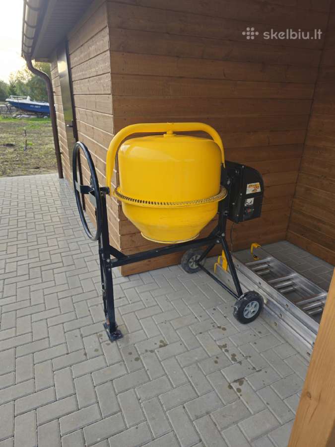 Betono maišyklė praktiškai nauja. - nuotraukos Nr. 2