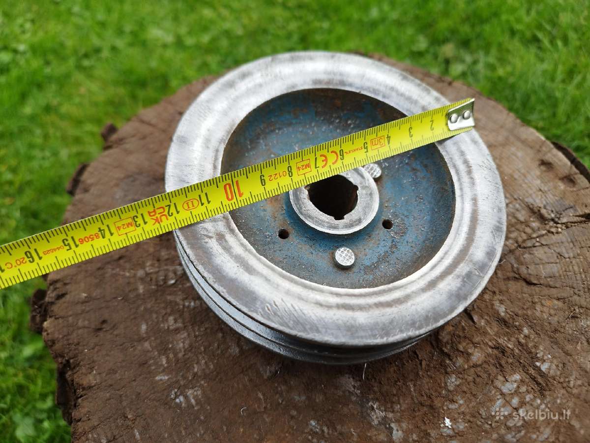 Dvigubas skriemulys 120 mm, 19 mm ašiai - nuotraukos Nr. 3