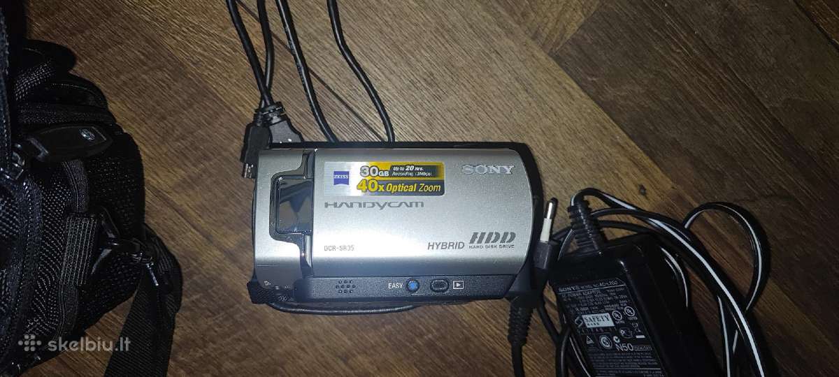 Sony Handycam Dcr-sr35 vaizdo kamera - nuotraukos Nr. 3