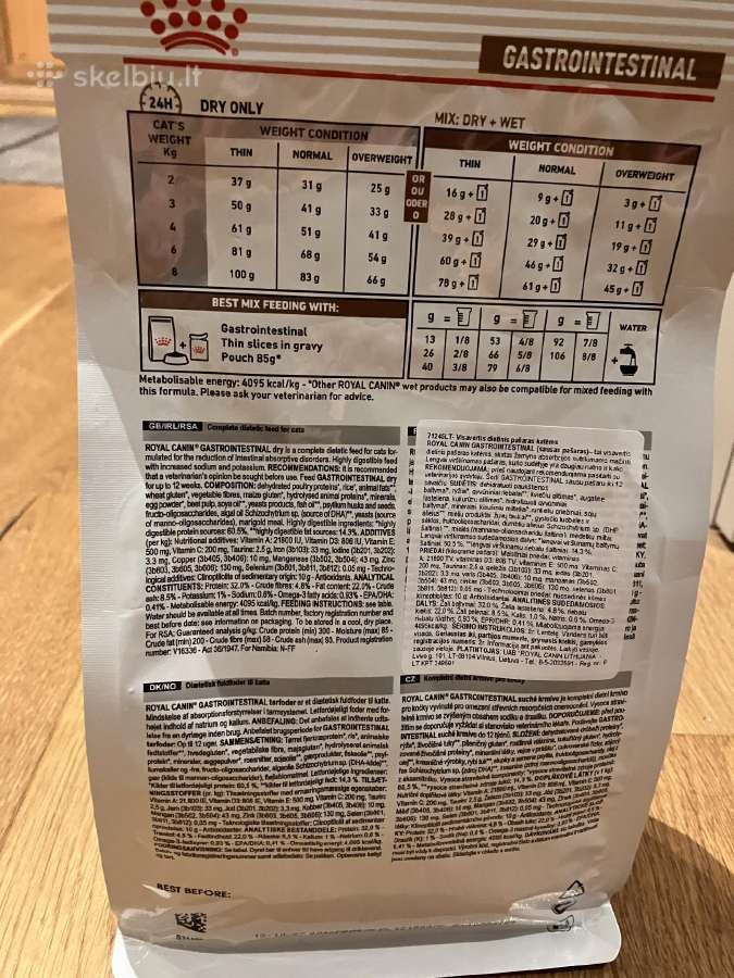 Royal Canin Gastrointestinal 400 g katėms - nuotraukos Nr. 2