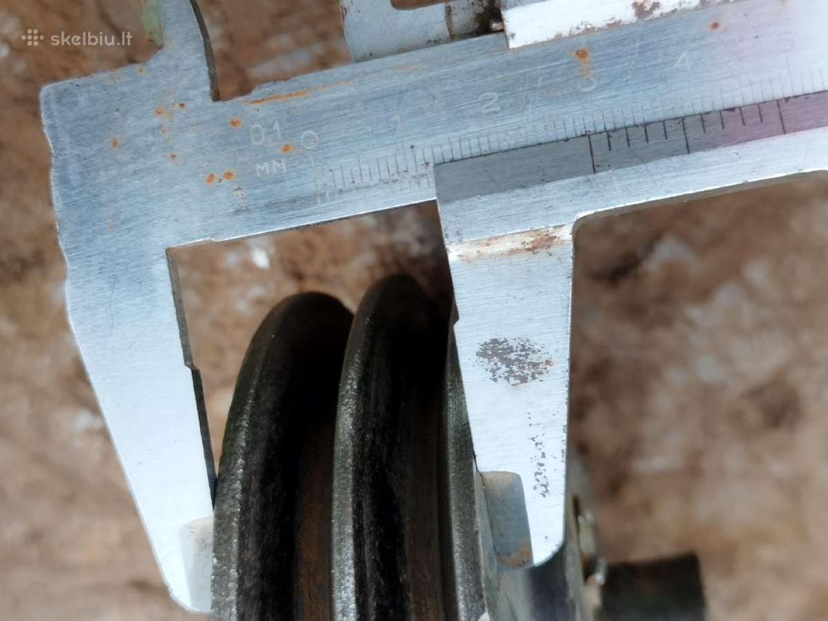 Dvigubas skriemulys 120 mm, 19 mm ašiai - nuotraukos Nr. 7