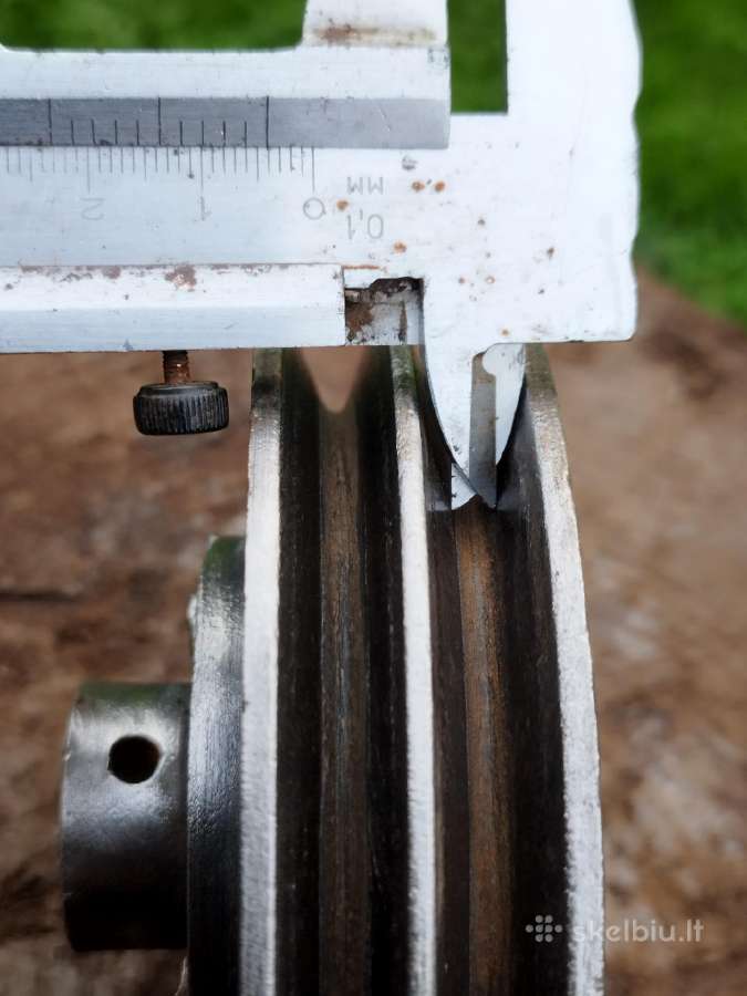 Dvigubas skriemulys 120 mm, 19 mm ašiai - nuotraukos Nr. 12