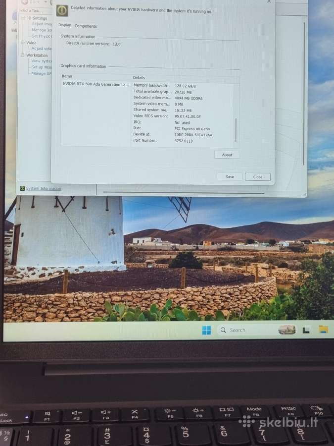 Lenovo Thinkpad P16s Gen 3 - nuotraukos Nr. 8
