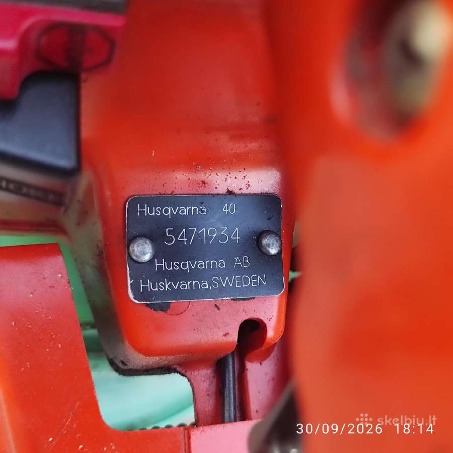 Benzopjukla Husqvarna 40 - nuotraukos Nr. 3