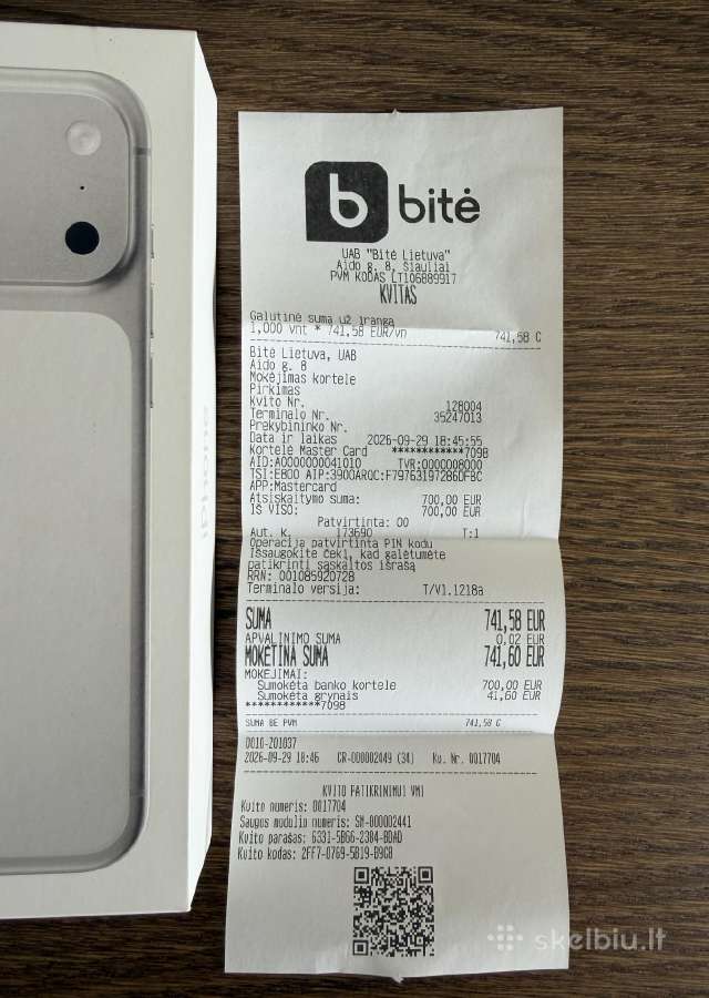 iPhone 17 Pro Max 256gb - nuotraukos Nr. 13