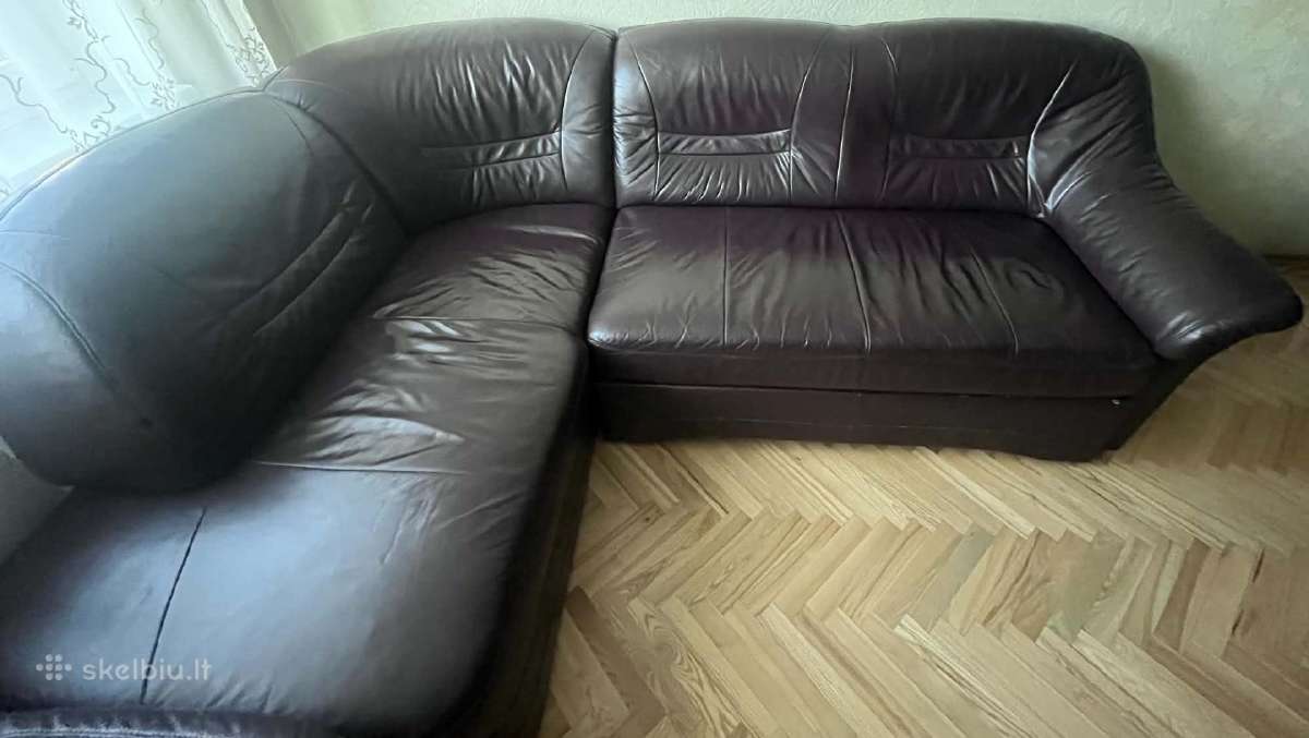 Odinis minkštų baldų komplektas: sofa + fotelis - nuotraukos Nr. 5