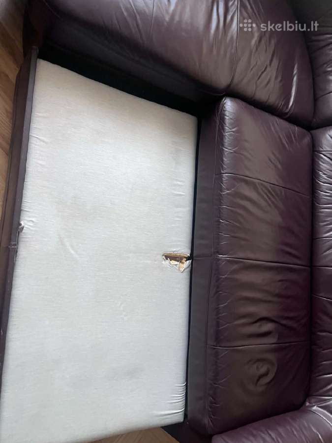 Odinis minkštų baldų komplektas: sofa + fotelis - nuotraukos Nr. 6