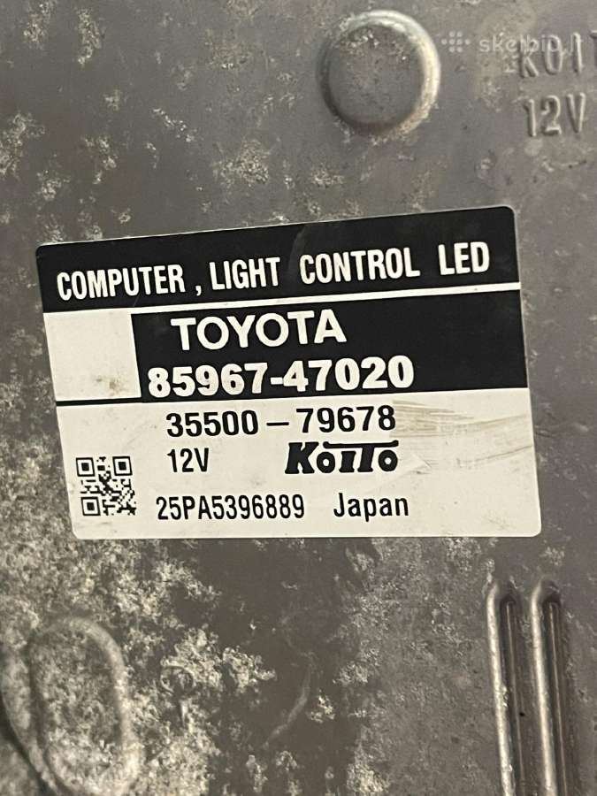 Toyota Prius Plus kairys LED žibintas 81185-47430 - nuotraukos Nr. 5
