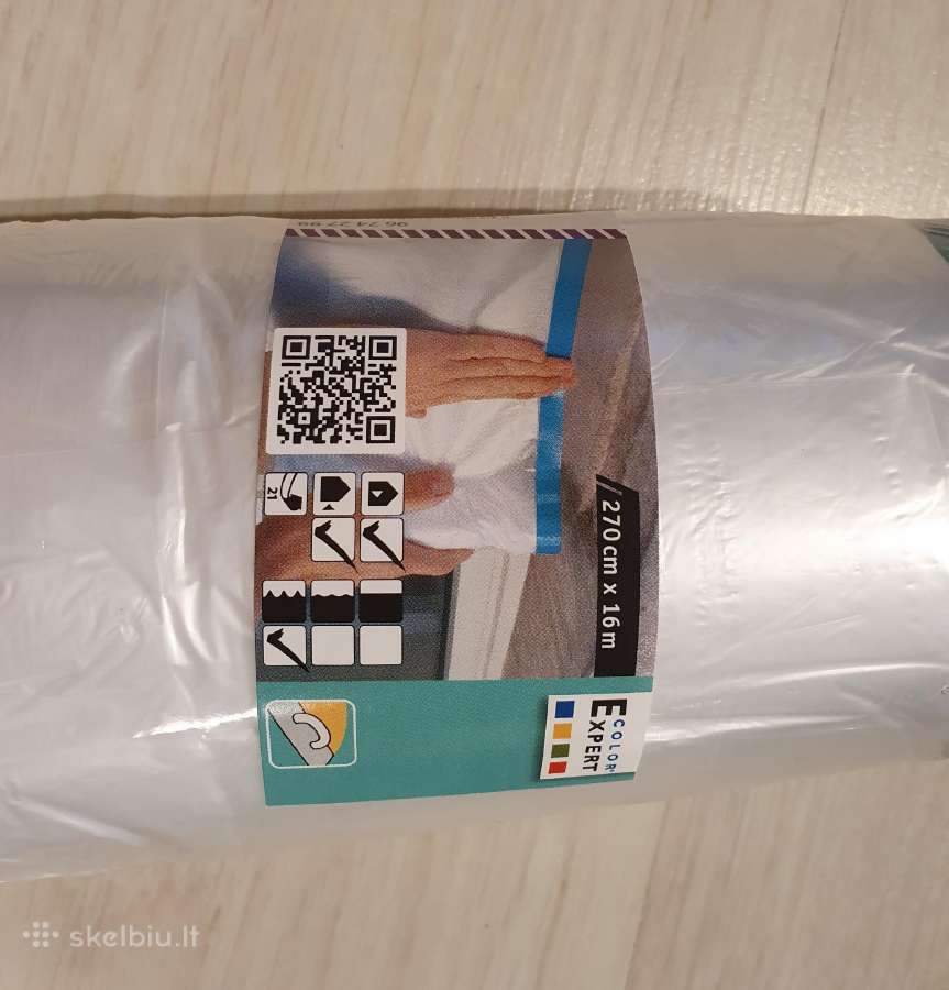 Color Expert plėvelė su juosta 270cm x 16m Nauja - nuotraukos Nr. 2
