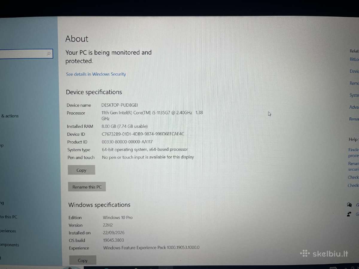 Dell Latitude 3520 - nuotraukos Nr. 3