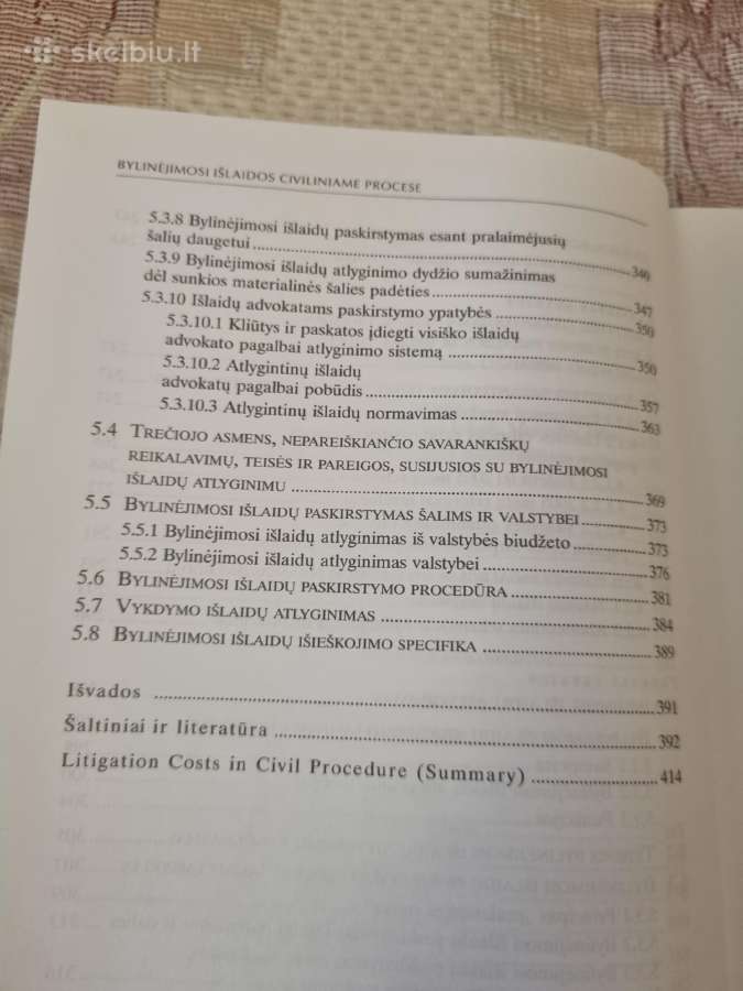 Bylinėjimosi išlaidos civiliniame procese - nuotraukos Nr. 6