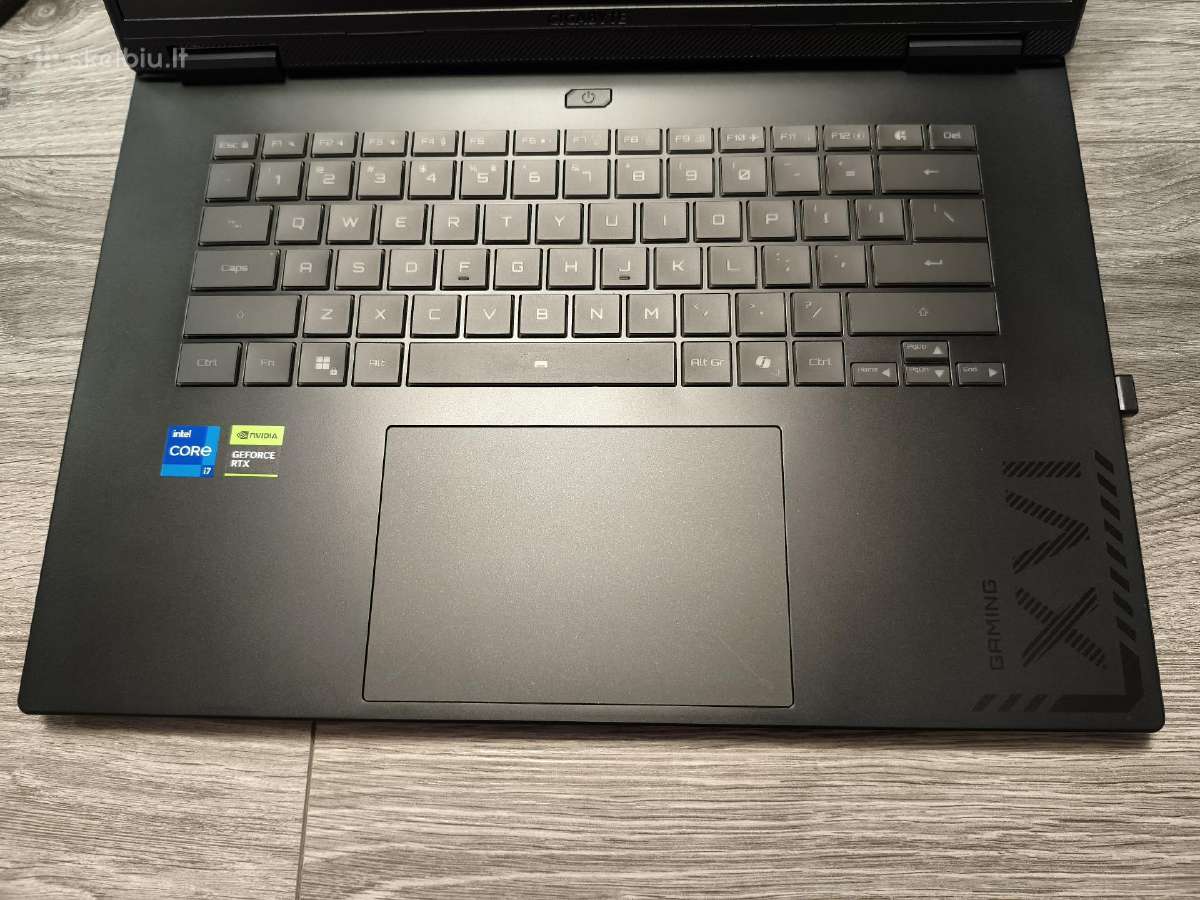 Gigabyte Gaming A16 i7/16gb/1tb/rtx5060 - nuotraukos Nr. 4