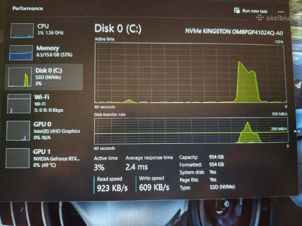 Gigabyte Gaming A16 i7/16gb/1tb/rtx5060 - nuotraukos Nr. 13