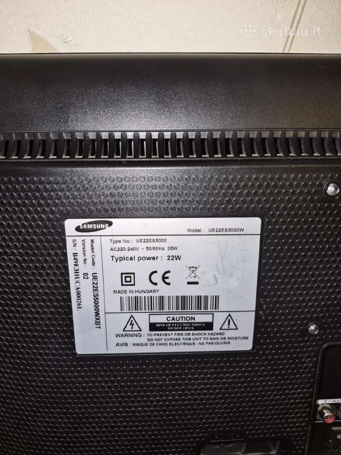 Samsung TV televizorius - nuotraukos Nr. 3