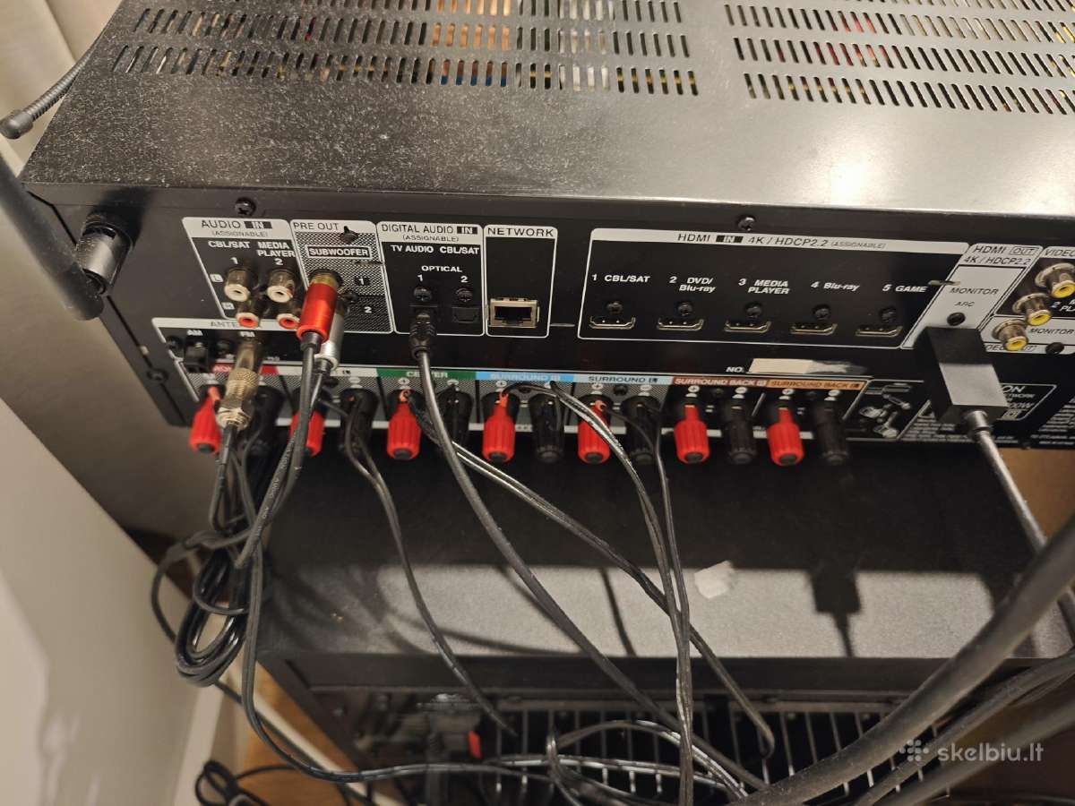 Denon Avr-x1200w 7.2 namų kino resyveris - nuotraukos Nr. 2