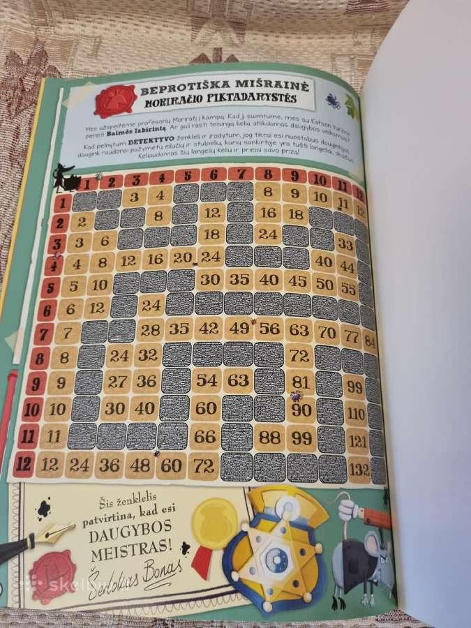 Bonas daugybos lentelės detektyvas - nuotraukos Nr. 7
