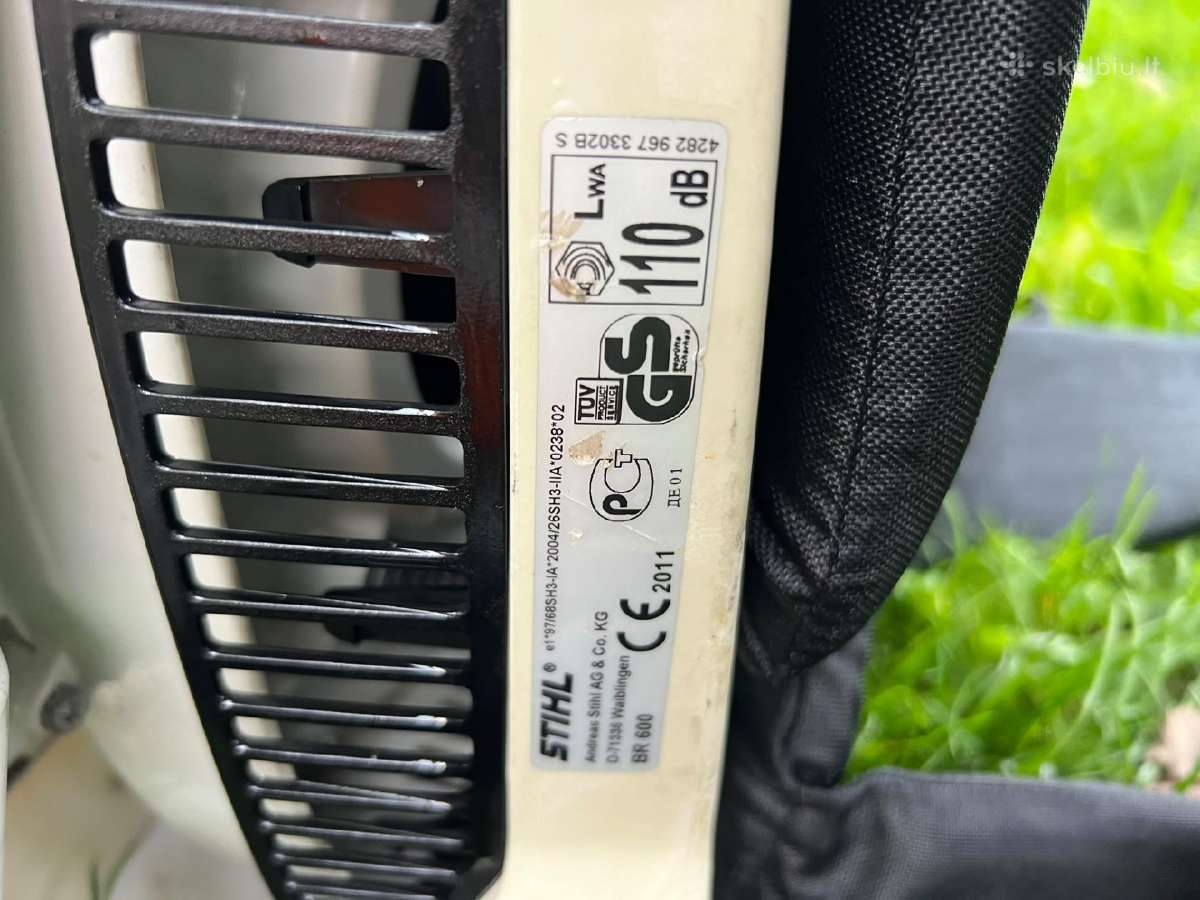 Stihl Br600,stihl Br430 lapu pustuvas - nuotraukos Nr. 7