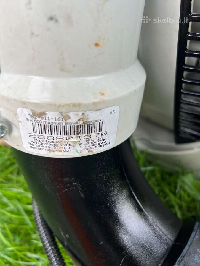 Stihl Br600,stihl Br430 lapu pustuvas - nuotraukos Nr. 8