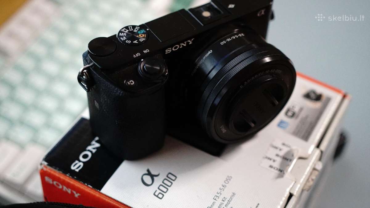 Sony A6000 + 16–50 mm Oss + priedai - nuotraukos Nr. 3