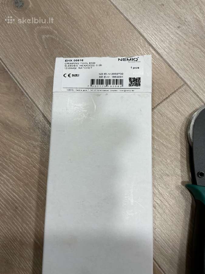Nemiq Ehx 00816 užspaudimo replės 0,08–16 mm² - nuotraukos Nr. 7