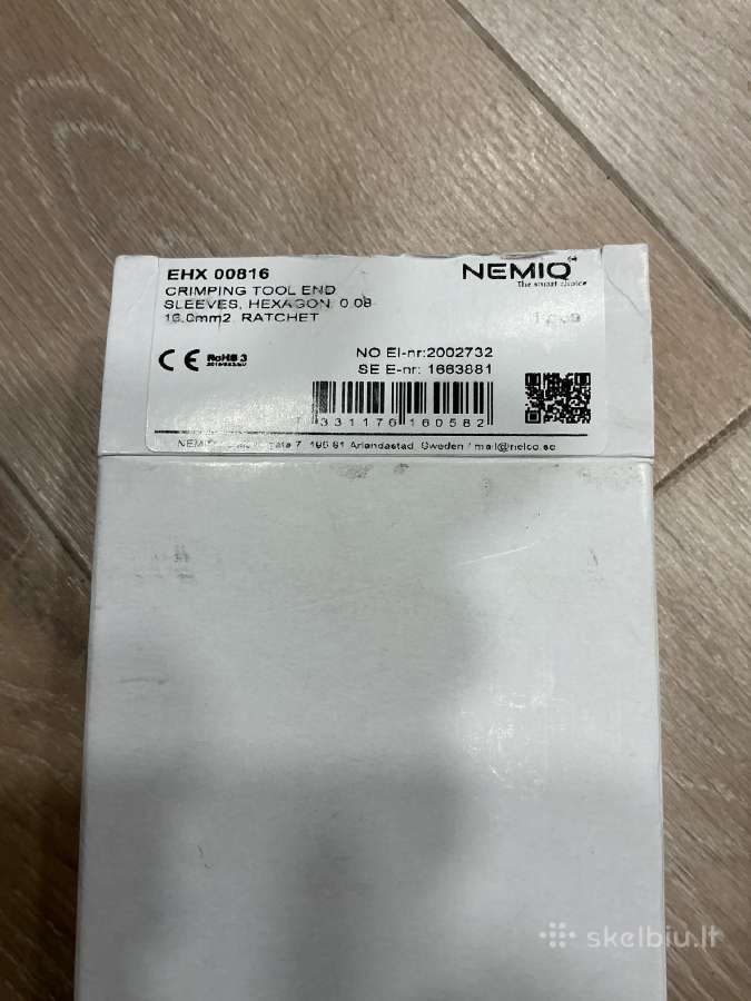 Nemiq Ehx 00816 užspaudimo replės 0,08–16 mm² - nuotraukos Nr. 8