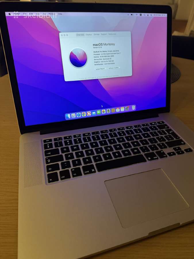 MacBook Pro 15 Retina 2015 i7 16 GB RAM - nuotraukos Nr. 2