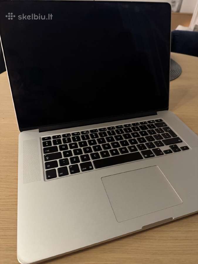 MacBook Pro 15 Retina 2015 i7 16 GB RAM - nuotraukos Nr. 3