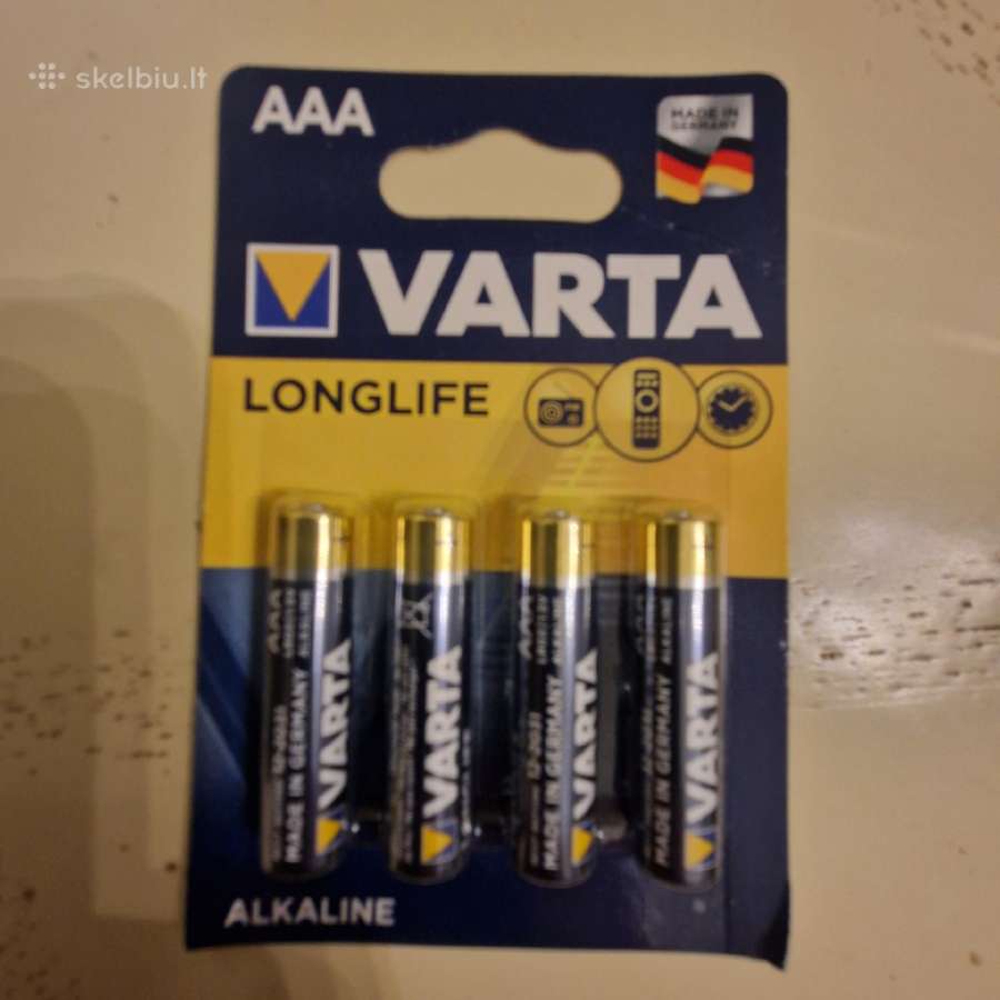 Energizer ir Varta baterijos Aa - nuotraukos Nr. 2