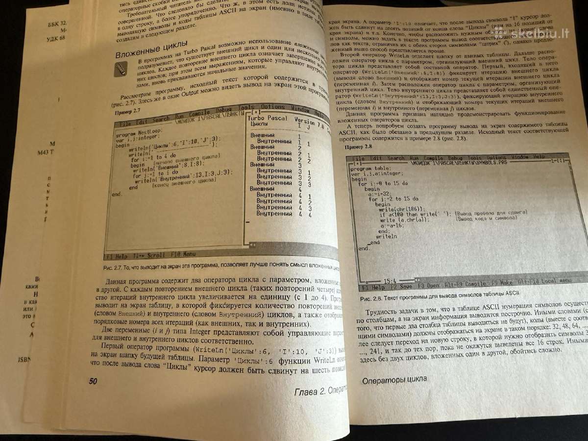 Savimokos vadovas Turbo Pascal - nuotraukos Nr. 4