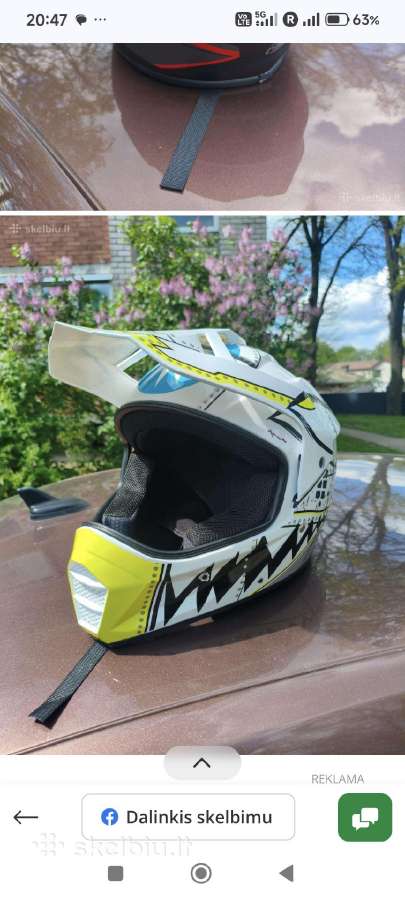 Motocroso tipo šalmas - nuotraukos Nr. 5