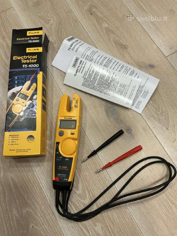 Fluke T5-1000 įtampos ir srovės testeris - nuotraukos Nr. 5