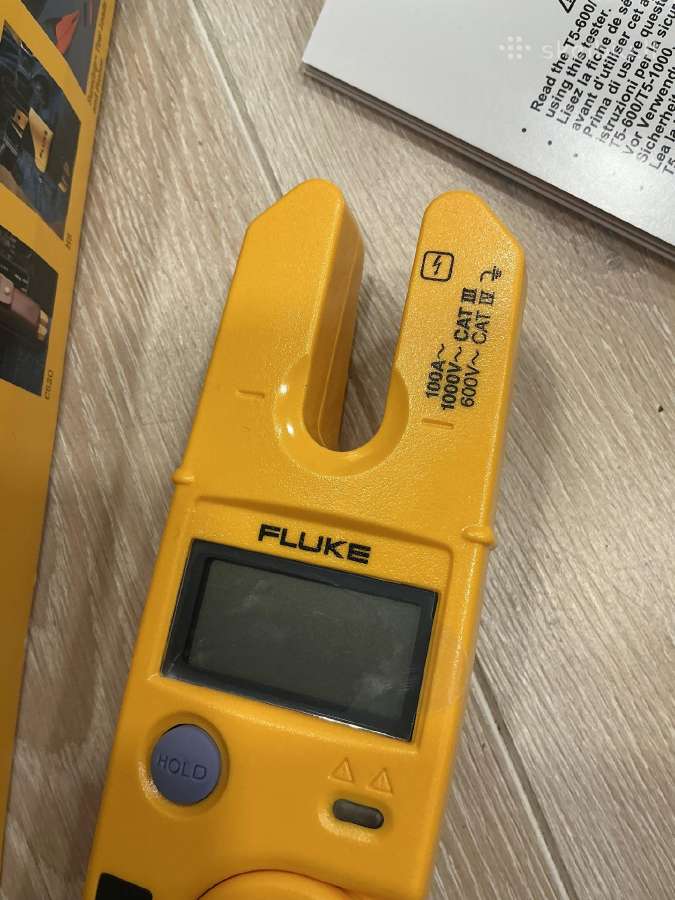 Fluke T5-1000 įtampos ir srovės testeris - nuotraukos Nr. 6