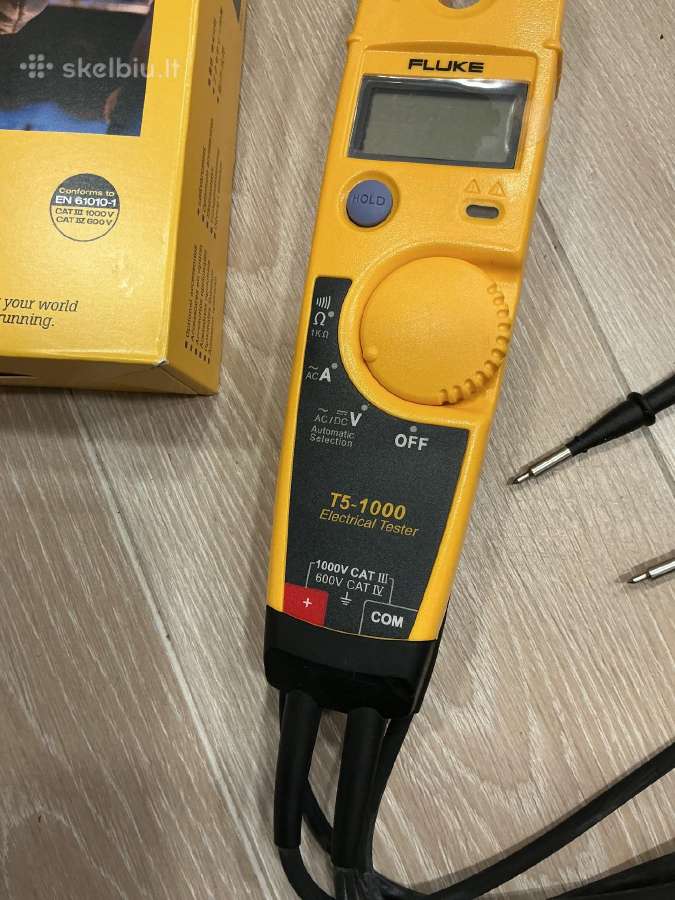 Fluke T5-1000 įtampos ir srovės testeris - nuotraukos Nr. 7