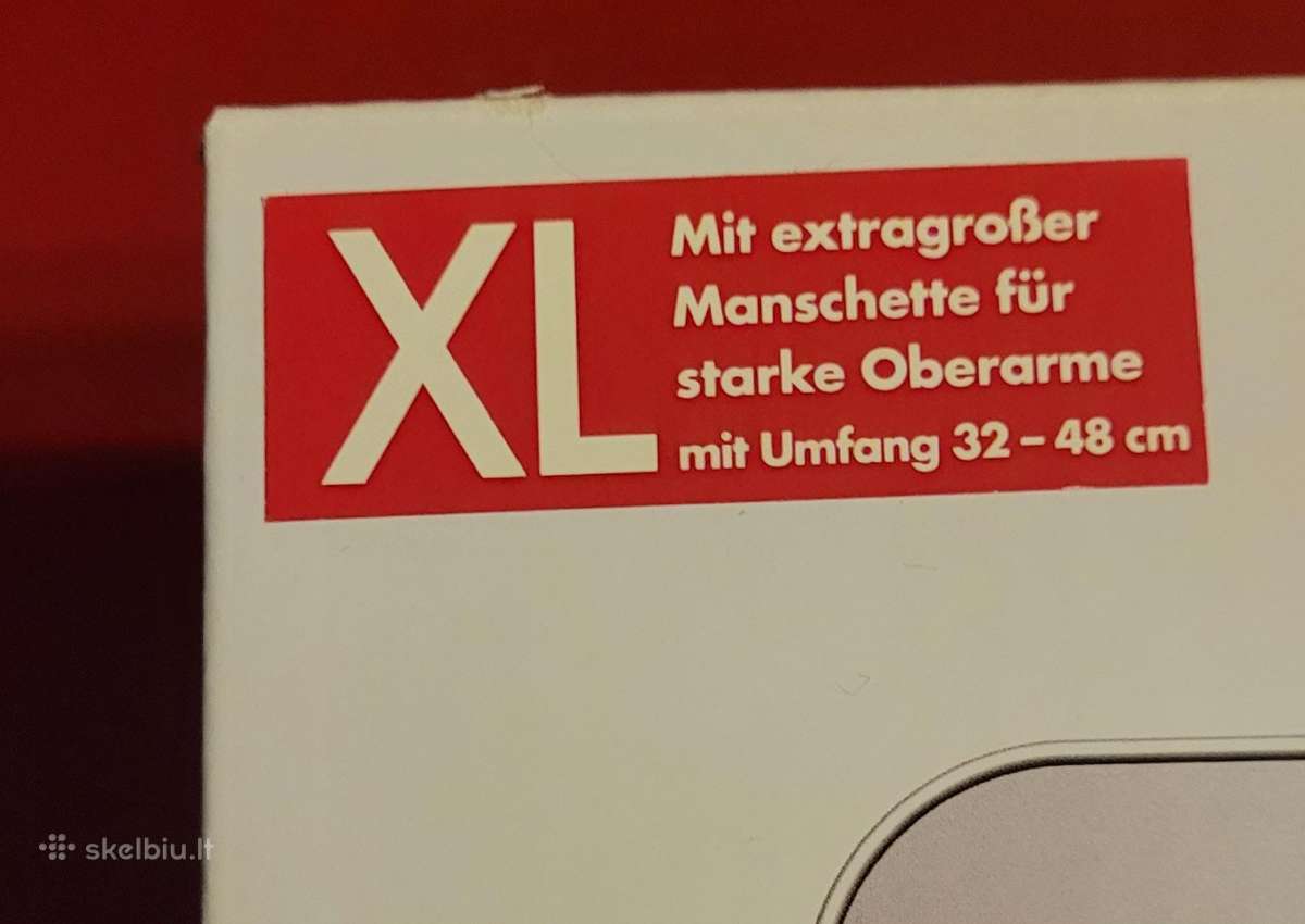 XL rankai neiŝpokuotas kraujo spaudimo matuoklis - nuotraukos Nr. 2