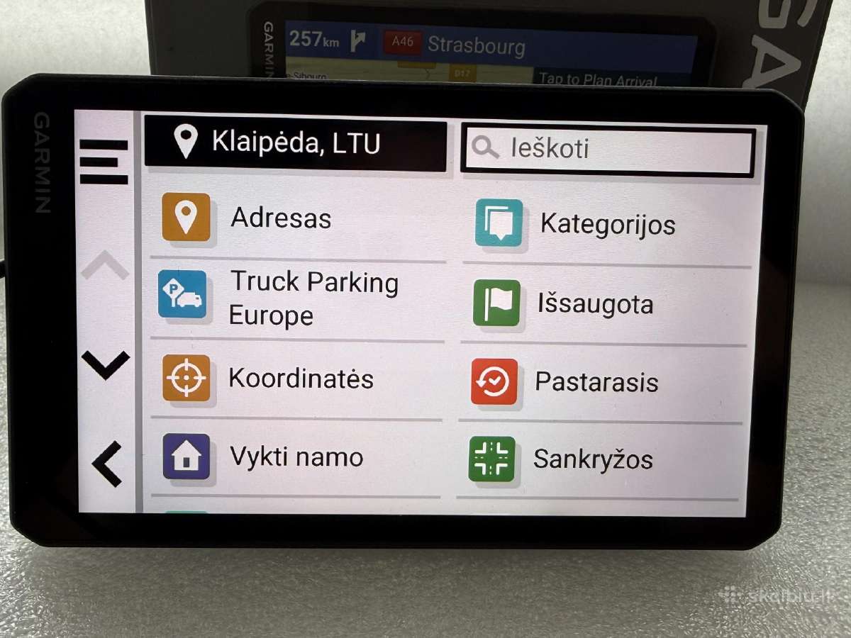 Garmin dezl Lgv710 Truck navigacija - nuotraukos Nr. 2