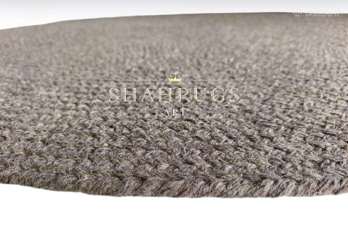 Naujas: Apvalus vilnos kilimas, 240 cm skersmuo - nuotraukos Nr. 2