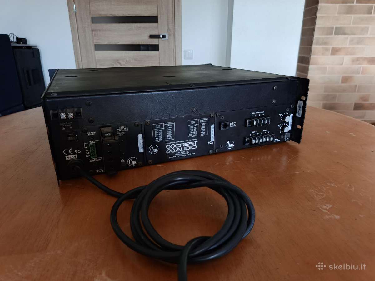 Stiprintuvas Crest audio ckx 300 - nuotraukos Nr. 4