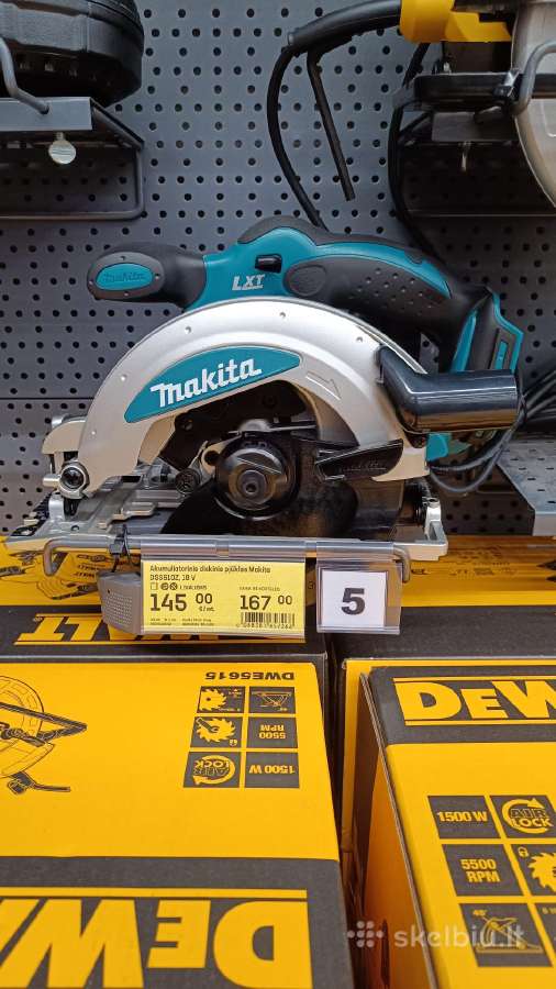 Makita dss610 18v rankinis diskinis pjuklas kreiza - nuotraukos Nr. 6