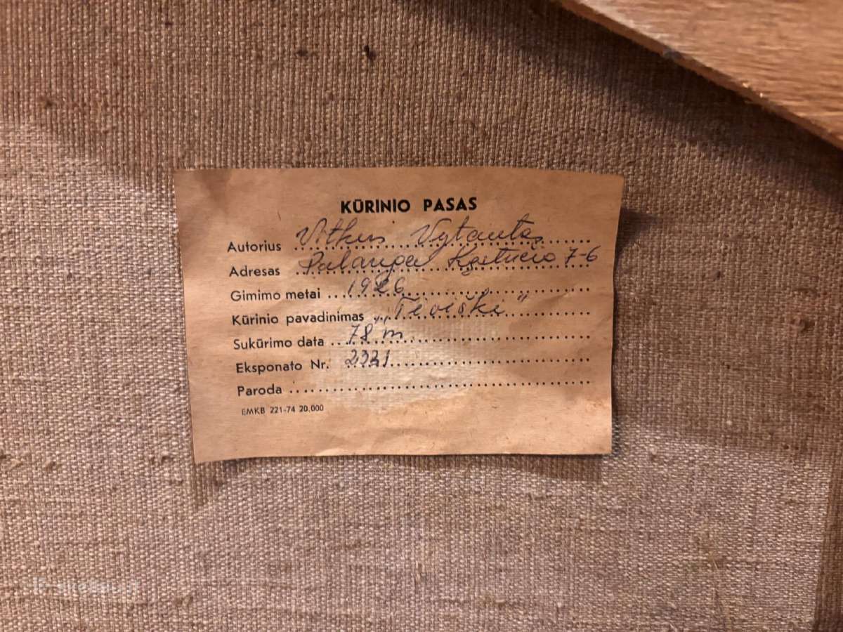 Tapytas paveikslas ant drobės - nuotraukos Nr. 2