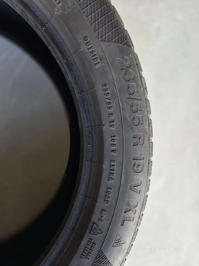 Žieminės padangos Continental 235/55/r19 4 vnt. - nuotraukos Nr. 4