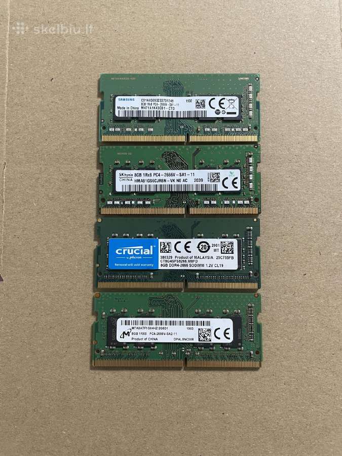 4gb/8gb/16gb Ddr4, 8gb/16gb Ddr5 - nuotraukos Nr. 2