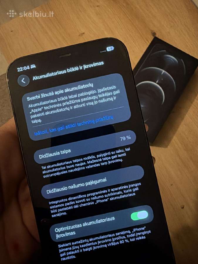 iPhone 12 Pro Max 128gb - nuotraukos Nr. 3